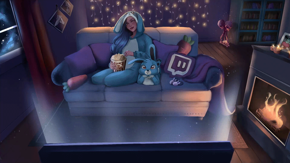 Rinka - Twitch Screen - Starting Soon (2021) (Art: Sinillus) 