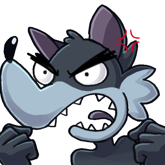 PookieTheWolf - Animated Emote (2025) (Art: Hunnebe4r)