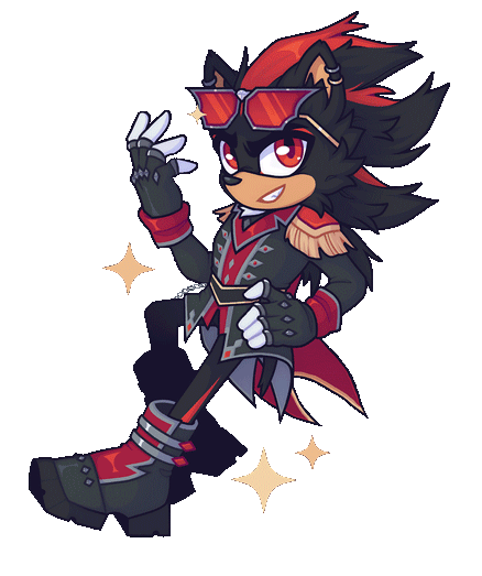 Shadow - Animation for Sonic Stamp Rally (2025) (Art: Feather_Fox_Creations)