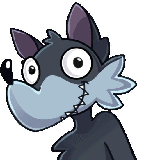 PookieTheWolf - Animated Emote (2025) (Art: Hunnebe4r)
